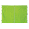Shax 6096 Pop-up Tent Sidewall With Zipper, Single Skin, 10 Ft X 10 Ft, Polyester, Lime