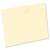 Manila Reinforced File Jackets, 2-ply Straight Tab, Letter Size, Manila, 50/box