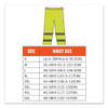 Glowear 8916 Class E Lightweight Hi-vis Rain Pants, Small, Lime Glowear 8916 Class E Lightweight Hi-vis Rain Pants, Small, Lime