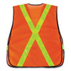 Glowear 8080bax Non-certified X-back Hi-vis Safety Vest, Polyester, One Size Fits Most, Orange/yellow Glowear 8080bax Non-certified X-back Hi-vis Safety Vest, Polyester, One Size Fits Most, Orange/yellow