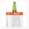 Glowear 8918bk Class E Hi-vis Rain Bibs Black Bottom, 3x-large, Lime Glowear 8918bk Class E Hi-vis Rain Bibs Black Bottom, 3x-large, Lime