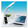 Wellness Series Sanitizing Purify Led Desk Lamp With Wireless Charging, 26" High, White Wellness Series Sanitizing Purify Led Desk Lamp With Wireless Charging, 26" High, White
