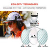 Skullerz 8995 Anti-scratch And Anti-fog Hard Hat Face Shield With Adapter For Full Brim, Clear Lens