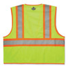 Glowear 8229z Class 2 Economy Two-tone Zipper Vest, Polyester, Large/x-large, Lime