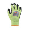 Proflex 7041 Ansi A4 Nitrile-coated Cr Gloves, Lime, Large, Pair