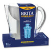 Pacifica Pitcher With Longlast+ Filter, 10 Cups, White/clear Pacifica Pitcher With Longlast+ Filter, 10 Cups, White/clear