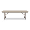 Adjustable Folding Tables, Rectangular, 72" X 30" X 22" To 32", Mocha Granite Top, Brown Legs, 4/pallet Adjustable Folding Tables, Rectangular, 72" X 30" X 22" To 32", Mocha Granite Top, Brown Legs, 4/pallet
