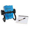 Open Rotary Business Card File With 24 Guides, Holds 400 2.63 X 4 Cards, 6.5 X 5.61 X 5.08, Metal, Black Open Rotary Business Card File With 24 Guides, Holds 400 2.63 X 4 Cards, 6.5 X 5.61 X 5.08, Metal, Black