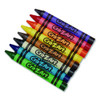 Jumbo Crayons, 8 Assorted Colors, 200/pack