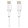 Boost Charge Usb-c To Usb-c Cable, 3.3 Ft, White, 2/pack Boost Charge Usb-c To Usb-c Cable, 3.3 Ft, White, 2/pack