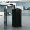 Sensor Trash Can, 8 Gal, Plastic/stainless Steel, Black