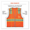 Glowear 8246z-s Single Size Class 2 Two-tone Mesh Vest, Polyester, Medium, Orange