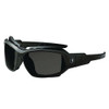 Skullerz Loki Anti-scratch/anti-fog Convertible Safety Spoggles With Strap, Matte Black Frame, Smoke Polycarbonate Lens Skullerz Loki Anti-scratch/anti-fog Convertible Safety Spoggles With Strap, Matte Black Frame, Smoke Polycarbonate Lens