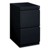 Full-width Pull 20 Deep Mobile Pedestal File, 2-drawer: File/file, Letter, Black, 15 X 19.88 X 27.75 Full-width Pull 20 Deep Mobile Pedestal File, 2-drawer: File/file, Letter, Black, 15 X 19.88 X 27.75