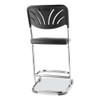 6600 Series Elephant Z-stool With Backrest, Supports Up To 500 Lb, 22" Seat Height, Black Seat, Black Back, Chrome Frame 6600 Series Elephant Z-stool With Backrest, Supports Up To 500 Lb, 22" Seat Height, Black Seat, Black Back, Chrome Frame