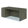 Alera Seville Series Single Pedestal Desk, Left Pedestal, 72" X 36" X 29", Walnut Alera Seville Series Single Pedestal Desk, Left Pedestal, 72" X 36" X 29", Walnut