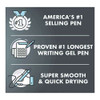 G2 Premium Gel Pen, Retractable, Extra-fine 0.5 Mm, Blue Ink, Smoke/blue Barrel, 5/pack