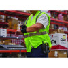 Glowear 8205hl-eco Class 2 Recycled Hi-vis Vest, Mesh, Polyester, 4x-large/5x-large, Lime
