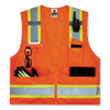 Glowear 8248z Class 2 Two-tone Surveyors Zipper Vest, Polyester, 4x-large/5x-large, Orange Glowear 8248z Class 2 Two-tone Surveyors Zipper Vest, Polyester, 4x-large/5x-large, Orange