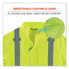 Glowear 8365bk Class 3 Hi-vis Rain Jacket Black Bottom, Small, Lime Glowear 8365bk Class 3 Hi-vis Rain Jacket Black Bottom, Small, Lime