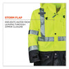 Glowear 8365bk Class 3 Hi-vis Rain Jacket Black Bottom, Large, Lime Glowear 8365bk Class 3 Hi-vis Rain Jacket Black Bottom, Large, Lime