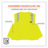 Glowear 8263frhl Class 2 Fr Safety Economy Hook And Loop Vest, Modacrylic Mesh/cotton, Small/medium, Lime