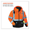 Glowear 8377 Class 3 Hi-vis Quilted Bomber Jacket, Orange, 3x-large Glowear 8377 Class 3 Hi-vis Quilted Bomber Jacket, Orange, 3x-large