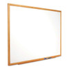 Classic Series Total Erase Dry Erase Board, 36 X 24, Oak Finish Frame