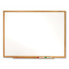 Classic Series Total Erase Dry Erase Board, 36 X 24, Oak Finish Frame