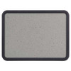 Contour Granite Gray Tack Board, 48 X 36, Black Frame