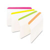 2" Angled Tabs, 1/5-cut Tabs, Assorted Colors, 2" Wide, 24/pack