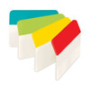 2" Angled Tabs, 1/5-cut Tabs, Assorted Colors, 2" Wide, 24/pack