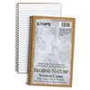 Second Nature Single Subject Wirebound Notebooks, Narrow Rule, Green Cover, 8 X 5, 80 Sheets