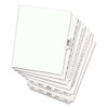Preprinted Legal Exhibit Side Tab Index Dividers, Avery Style, 11-tab, 1 To 10, 11 X 8.5, White, 1 Set Preprinted Legal Exhibit Side Tab Index Dividers, Avery Style, 11-tab, 1 To 10, 11 X 8.5, White, 1 Set