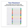 Customizable Toc Ready Index Multicolor Dividers, 1-15, Letter Customizable Toc Ready Index Multicolor Dividers, 1-15, Letter