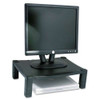 Single-level Monitor Stand, 17" X 13.25" X 3" To 6.5", Black, Supports 50 Lbs Single-level Monitor Stand, 17" X 13.25" X 3" To 6.5", Black, Supports 50 Lbs