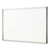 Magnetic Dry-erase Board, Steel, 18 X 30, White Surface, Silver Aluminum Frame