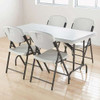 Indestructable Industrial Folding Table, Rectangular Top, 1,200 Lb Capacity, 60 X 30 X 29, Platinum Indestructable Industrial Folding Table, Rectangular Top, 1,200 Lb Capacity, 60 X 30 X 29, Platinum