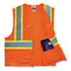 Glowear 8235zx Class 2 Two-tone X-back Vest, Polyester, Small/medium, Orange Glowear 8235zx Class 2 Two-tone X-back Vest, Polyester, Small/medium, Orange