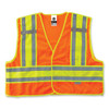 Glowear 8245psv Class 2 Public Safety Vest, Polyester, 2x-large/3x-large, Orange