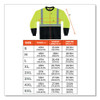 Glowear 8291bk Type R Class 2 Black Front Long Sleeve T-shirt, Polyester, Small, Lime Glowear 8291bk Type R Class 2 Black Front Long Sleeve T-shirt, Polyester, Small, Lime