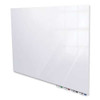 Aria Low-profile Frameless Magnetic Glassboard, 36" X 24", White Surface