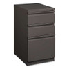 Full-width Pull 20 Deep Mobile Pedestal File, 3-drawer: Box/box/file, Letter, Medium Tone, 15x19.88x27.75 Full-width Pull 20 Deep Mobile Pedestal File, 3-drawer: Box/box/file, Letter, Medium Tone, 15x19.88x27.75