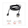 Usb To Micro Usb Cable, 6 Ft, Black Usb To Micro Usb Cable, 6 Ft, Black