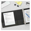 Slant D-ring View Binder, 3 Rings, 1" Capacity, 11 X 8.5, Black, 12/carton Slant D-ring View Binder, 3 Rings, 1" Capacity, 11 X 8.5, Black, 12/carton