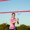 Deluxe Badminton Set, 20 Ft Net With 4 Rackets, 2 Shuttlecocks