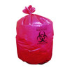 Healthcare Biohazard Printed Low-density Can Liners, Infectious Waste, 44 Gal, 3.2 Mil, 37" X 50", Red, Flat Pack, 75/carton Healthcare Biohazard Printed Low-density Can Liners, Infectious Waste, 44 Gal, 3.2 Mil, 37" X 50", Red, Flat Pack, 75/carton