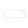 Two-piece M1 Porcelain Magnetic Whiteboard, 176" X 48.5", White Surface, Satin Aluminum Frame