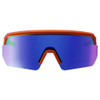 Skullerz Aegir-afaspm Anti-scratch And Enhanced Anti-fog Safety Glasses, Orange Frame, Blue Mirror Polycarb Lens Skullerz Aegir-afaspm Anti-scratch And Enhanced Anti-fog Safety Glasses, Orange Frame, Blue Mirror Polycarb Lens