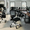 Alera Minerva Ergonomic Mesh Swivel Task Chair, Support Up To 275lb, 17.24 To 20.98 Seat Height, Black Seat/back, Silver Base Alera Minerva Ergonomic Mesh Swivel Task Chair, Support Up To 275lb, 17.24 To 20.98 Seat Height, Black Seat/back, Silver Base